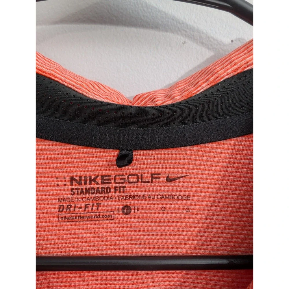 A3 Nike Golf Dri-FIT Victory Polo Shirt Orange Trance Men's L